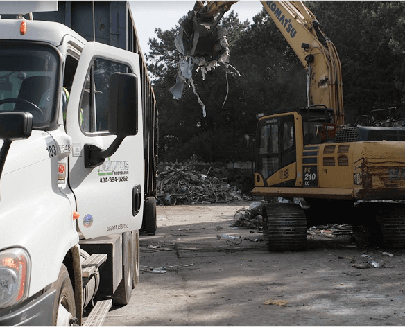 roll off dumpster loads